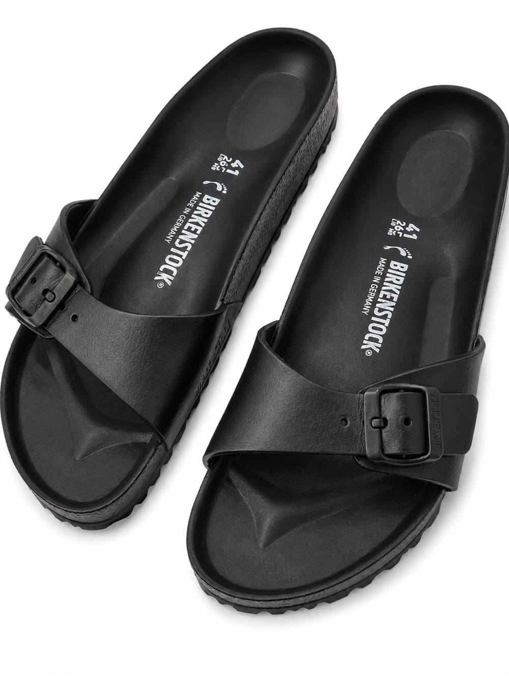 Birkenstock Black EVA Slide Sandals | Size 41 (US 10–10.5)